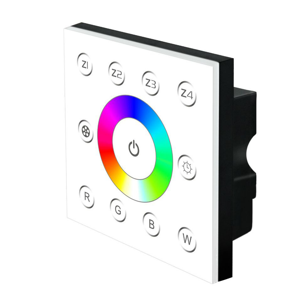 192W / 384W Touch Screen LED RGBW Controller AC100 - 240V Terminal DMX Interface