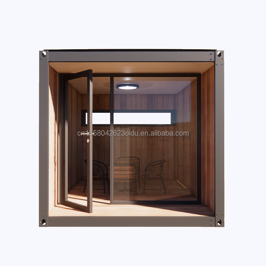 10ft Wooden Plastic Garden House Container Mobile Wooden Activity Room Mini Office Customized Color Wooden Office