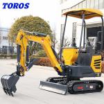 1.2 Tonne Farmland Hydraulic Small Tracked Excavator Power Saving