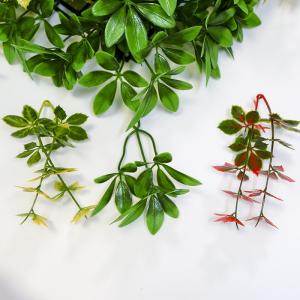 China 3D Flame Resistance Artificial Plant Wall Panels 4*25 With Grass Flower wholesale