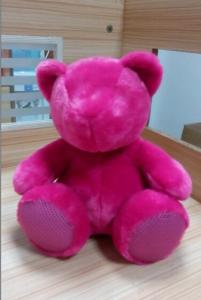 China Stuffed Plush Voice Device Purple Music Teddy Bear with /without head moving wholesale