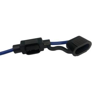 China 297 Mini Waterproof In Line Circuit Wire Automotive Blade Fuse Holder UL1015 14AWG 600mm For Car Van Bike Vehicle Auto wholesale