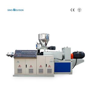 China HSJZ-65/132 Multifunctional 37kW Conical Twin Screw Extruder PVC wholesale