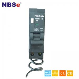 China NBSM7-45L C16 Residual Current Circuit Device , Residual Current Switch MEM RCBO on sale