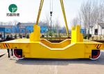 75 Ton Anti-High Temperature Rail Guided Cast Iron Ladle Transfer Car With V