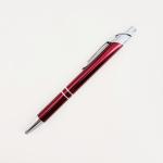School Stationery Colorful Press Metal Ball Pen 1.0mm Silver Clip Portable Pen