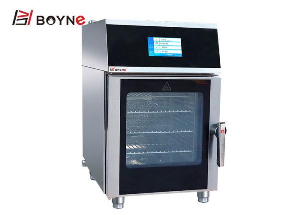 Commercial Electric Touch Sreen Steam Combi Oven High Efficiency 4 Deck Table