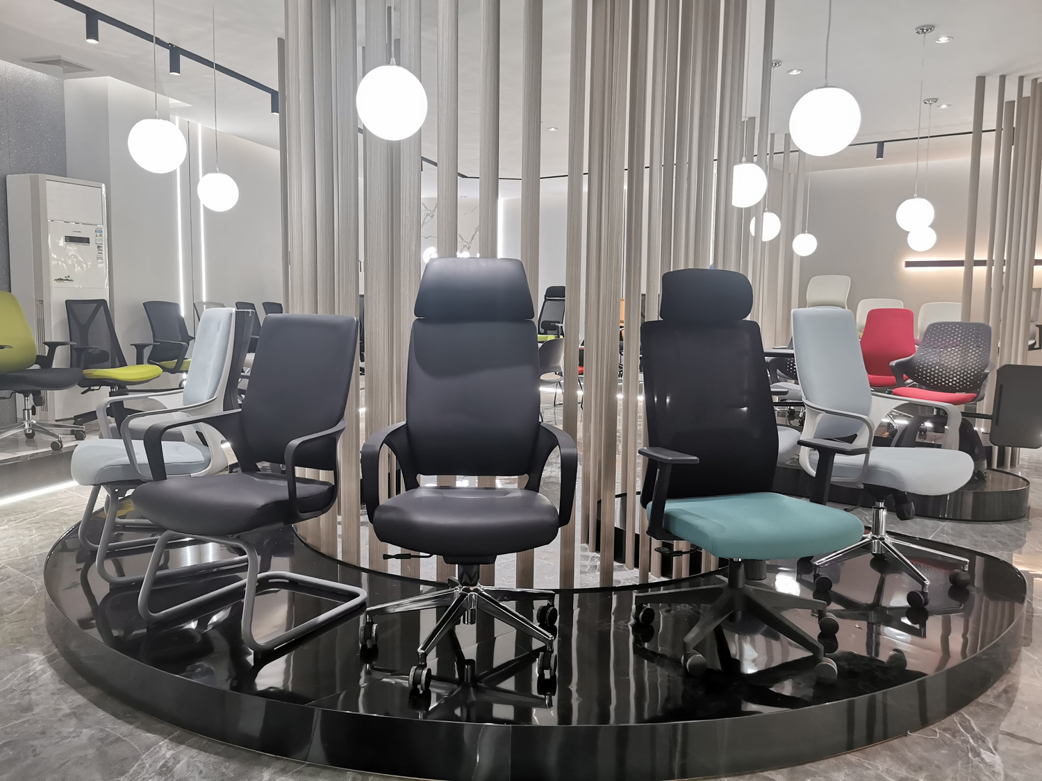 Adjustable Height Mesh Swivel Office Chair for Home Hotel School Modern Luxury Design