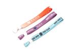 Custom Heat Transfer Hand Wrist Bracelet Straps / Polyester Wristband Lanyards