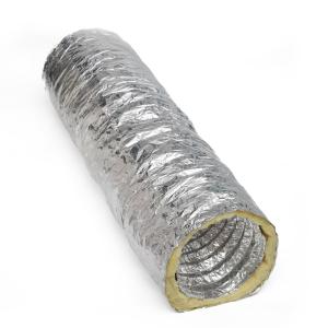 China Aluminum Foil And Fiberglass Insulation insulated ducting For AC Insulated Duct Systems wholesale