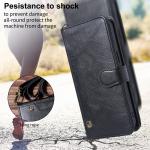 Shockproof PU Leather Phone Folio Case Card Holder RFID Blocking Stand Flip