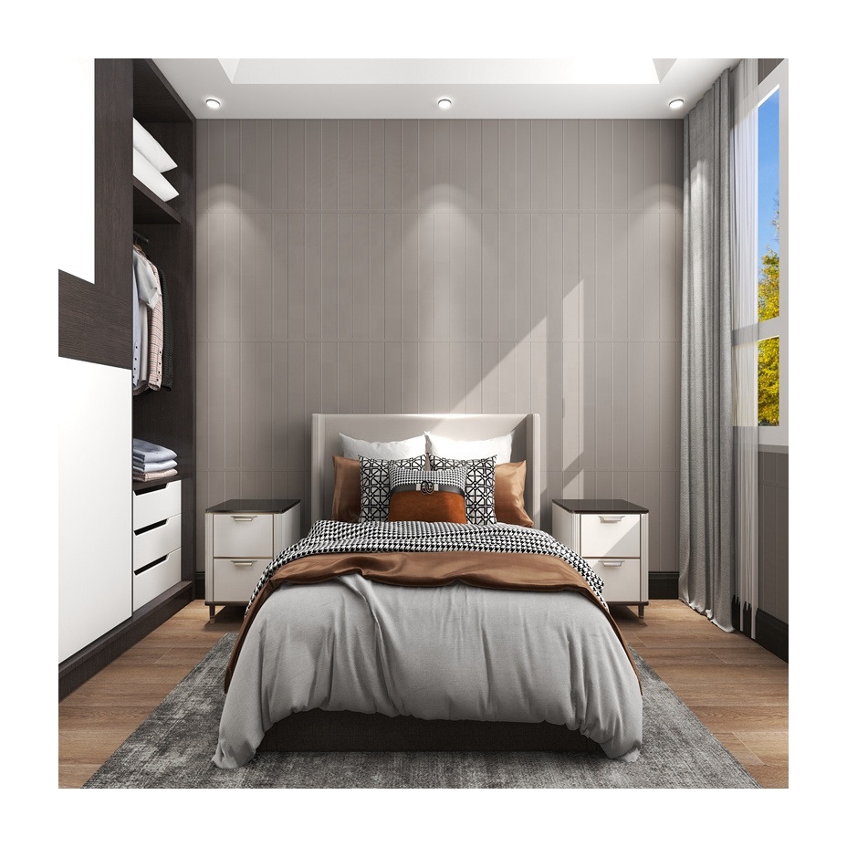 Self Adhesive PE Foam Brick Wallpaper Anti Collision 3D PE Foam Wallpaper