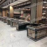 85CM 2000MM Supermarket Checkout Counter SS Retail Cash Register