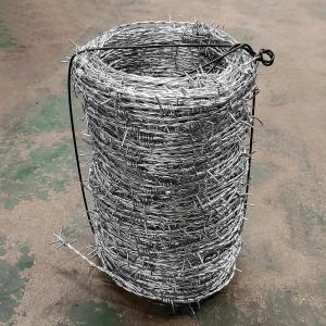 China 10 Gauge Galvanized Barbed Wire Fence Railways Highways Concertina Coil Wire wholesale
