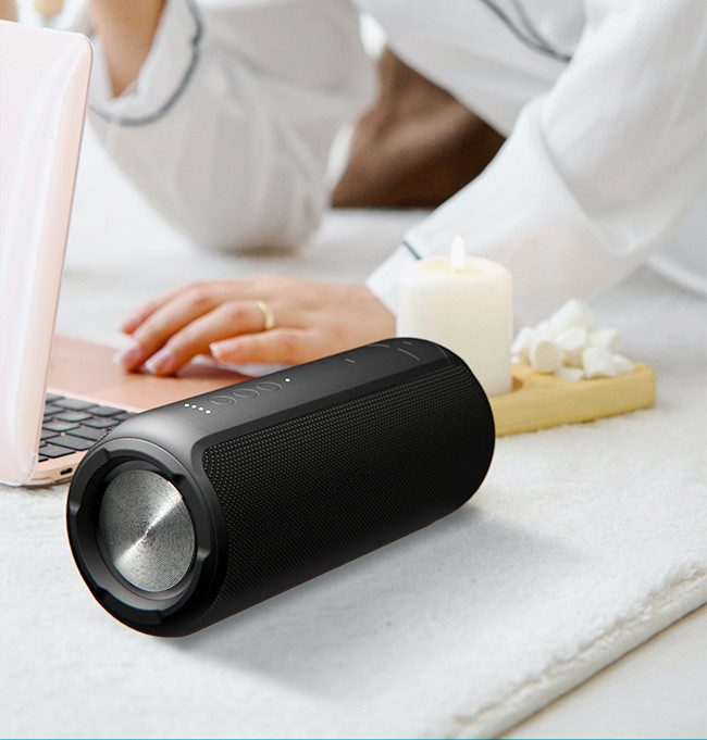 Bluetooth 5.3 Wireless Fabric Speaker with 30W Output 10-30m Range