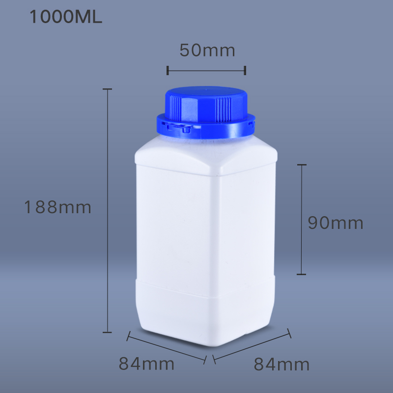 Leakproof HDPE LDPE Plastic Bottles For Chemical Liquid Glue Oil Packaging 16 oz