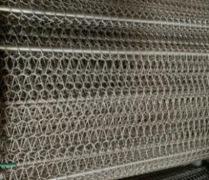 China 304 Stainless Steel Chain Link Wire Mesh Belt Roll For Cleaning Drying wholesale
