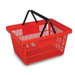 20ltr Small Plastic Handheld Shopping Baskets For Grocery Supermarket 430MM