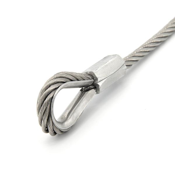 304 316 Stainless Steel Wire Rope with High Tensile Strength and Abrasion