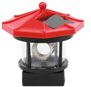 China 2.4V 0.2W Garden Lighthouse Rotating Light wholesale