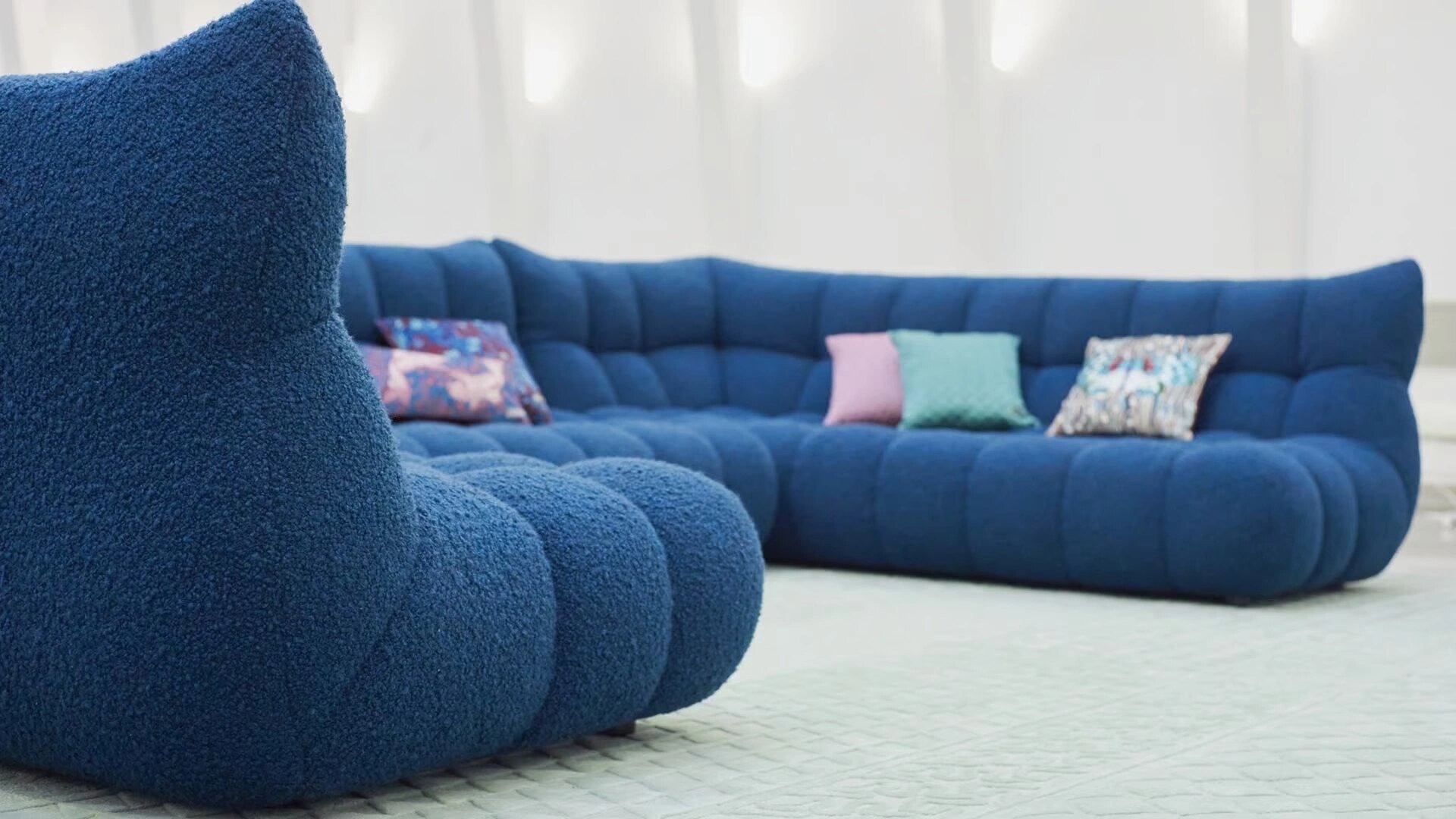 Roche Bobois Sofa Comfort Combo Sofa Set Hotel Lobby Office Reception Furnishing