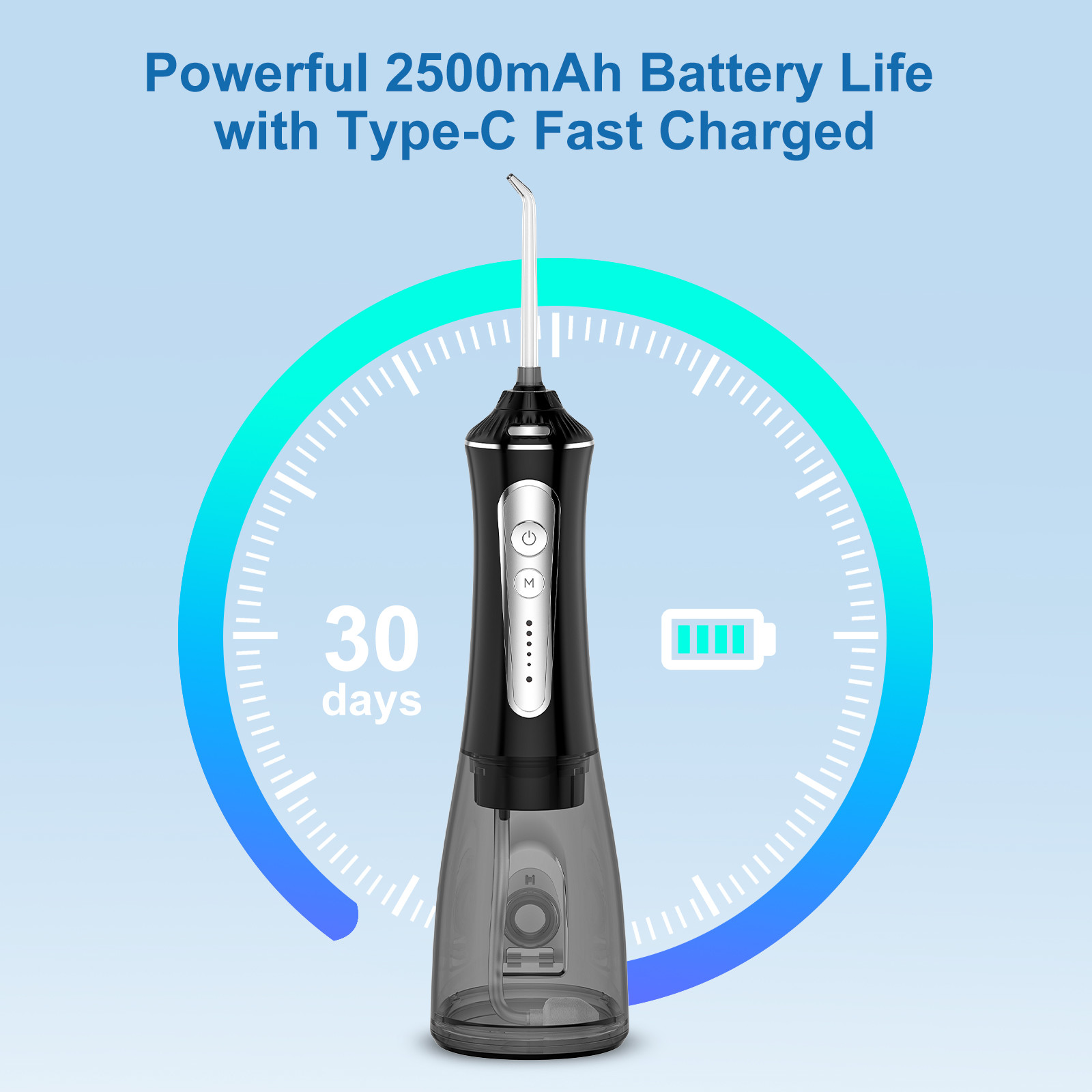 M209 Electric Water Flosser Large Tank 310Ml Teeth Cleaning Oral Care Portable Oral Irrigator