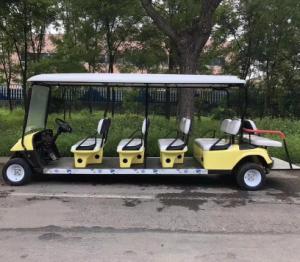 China 10 Seater New Energy Golf Cart 27km-35km For Club Golf Course Lead Acid Battery on sale