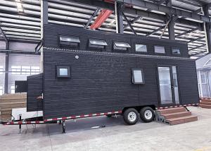 China Metal Roof Prefabricated tiny House on wheels With Air Conditioning And Furniture Options wholesale