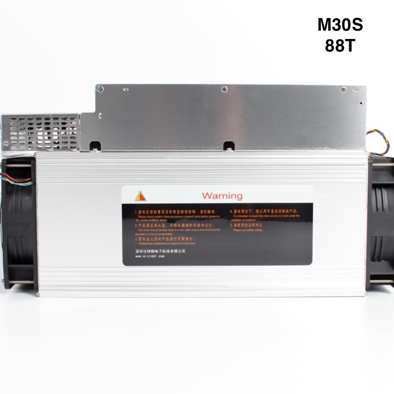 3400W MicroBT Bitmain Bitcoin Miner , 88T M30s Whatsminer