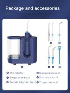China Oral Health Desktop Home Water Flosser Dental Pulse ETL approved wholesale