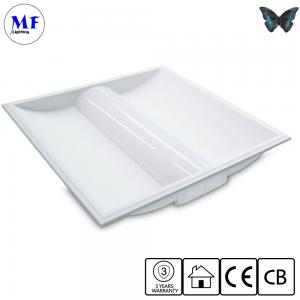 China Commercial Lighting LED Panel Light Ceiling Troffer Light Fixtures 50W 2*4FT Flame-Retardant Anti Glare Dimmable Ceiling on sale