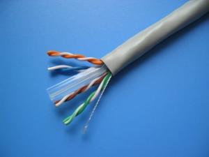 China CAT6E Unshielded Twisted Pair Cable For Ethernet , 23AWG CAT 6E Cable UTP CAT5E Cable For Network wholesale