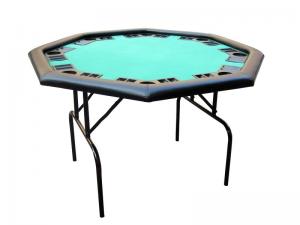 China 48 Inches Octagon Poker Table , Professional Poker Table With Soft Playing Surface wholesale