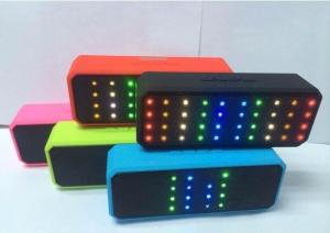 China X60 Speaker Wireless Bluetooth speaker with LED light TF card mini music Subwoofers wholesale