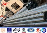 8Ft Slip Joint Q235 Utility Power Poles , Galvanized Electricity Steel Metal