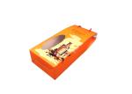 Portable Red Wine Gift Box Packaging , Christmas Wine Bottle Gift Boxes