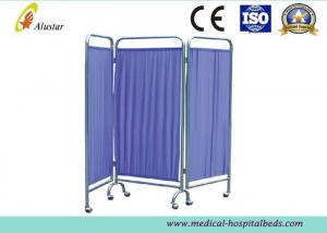 China 3 Folding Stainless Steel Hospital Privacy Screens PVC Ward Screen Medical Screen (ALS-WS10) on sale
