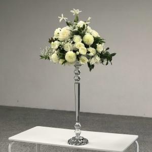 China ZT-115 Party and Events supplier crystal centerpieces wedding decoration flower stands wholesale