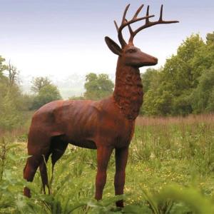 China SGS TUV Modern Corten Outdoor Bronze Statues Bronze Yard Statues 175cm wholesale
