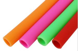 China Highly Permeable Food Grade Silicone Straw Tasteless Round Shape Long Lifespan wholesale