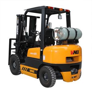 China CPQYD25 Lp Gas Forklift Truck 2.5 Ton 100mm Fork Width 1070mm Fork Length wholesale