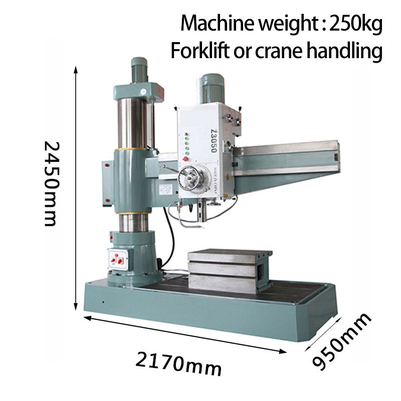 Automatic Feed Radial Drilling Machine Mechanical Speed Change Z3050