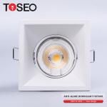 Modern Recessed Anti Glare Downlights LED Slim 7w Square 90mm Die Cast Aluminum