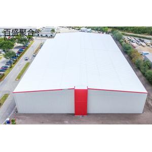 China Aluminum Alloy Window 40x60 Prefab Metal Warehouse Building Long Fatigue Life wholesale