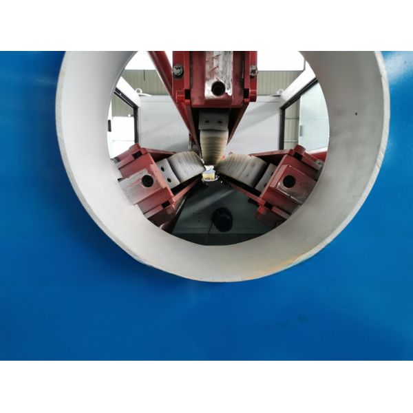 38CrMoALA Material Twin Conical Screw Extruder for Two Cavity PVC Pipe Production Line