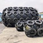 STS D3.3m*L6.5 Rubber Marine Fenders 50/80Kpa Rubber Boat Fender