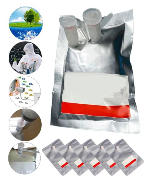 Gas Sampling Bags,Aluminum Foil Air Sample Bags 0.1~15L For Gas Collection And