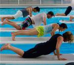 Lightweight Water Aerobics Mat , Personalized Water Yoga Board Tearproof