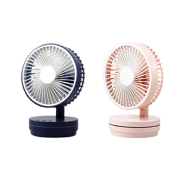 Portable Desk Fan with 2000mAh Battery and Mist Spray