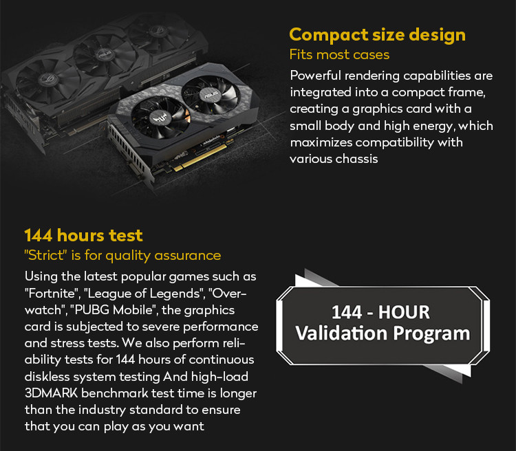 GDDR6 4G Gaming Graphics Card Fan Cooler GTX1650-O4GD6-P-GAMING